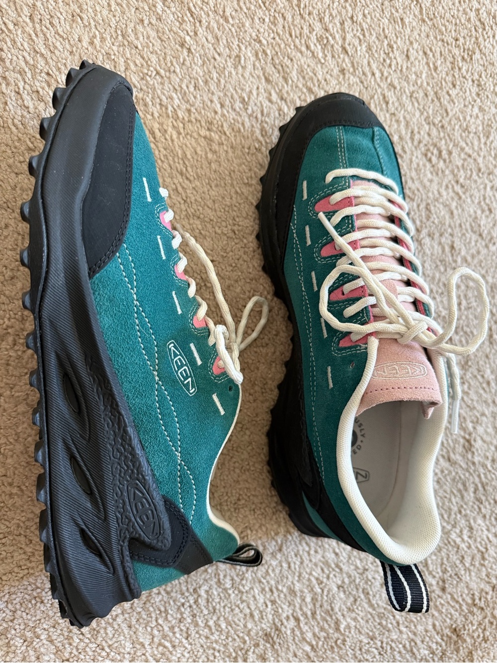 Keen Teal and Pink Women's Outdoor Sneakers